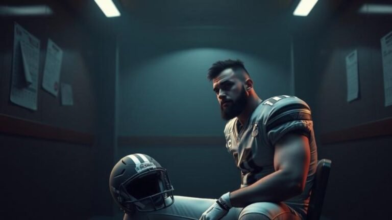 Professional football player reflecting on financial decisions and career uncertainty after the season