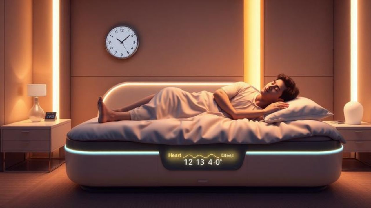 Smart sleep technology improving health, productivity, and sleep quality through advanced temperature control and AI-driven sleep optimization.
